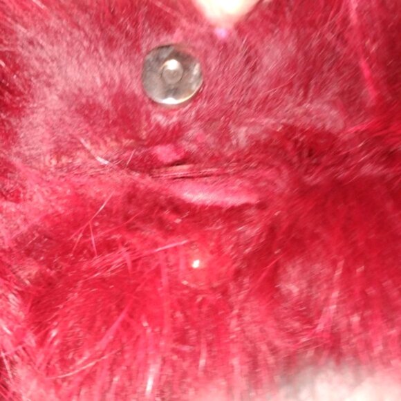 Exclusive Vintage and Rare Maurizio Taiuti w/ Faux Fur Pochette From Italy w/ T - Picture 3 of 4